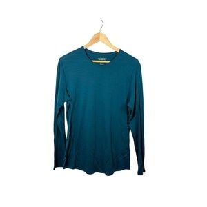 Segments Women’s Classic Long Sleeve Merino Wool Baselayer in Teal Size L